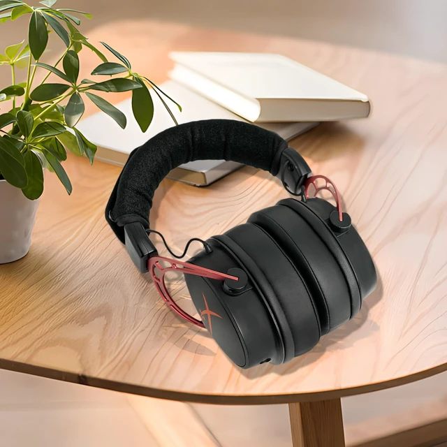 Alt view image 7 of 7 - Replacement Earpads for HyperX Cloud/Alpha, Audio Technica M50X/M40X -Black Ear Pads Also for Turtle Beach Stealth, Sony MDR-7506 Series & More, Cushions with Softer Protein Leather, Memory Foam