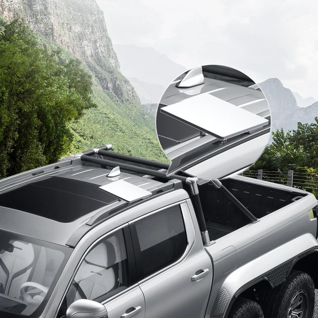 Alt view image 7 of 7 - ® Aluminum Roof Rack Mount for Starlink Mini/ Mini X, 0.47"-1.89" Fits Starlink Mini, 0.47"-1.89" Roof Racks (No Round Bars), 500lb Capacity, Anti-Rust Aluminum, Ideal For RV & Van Mobility