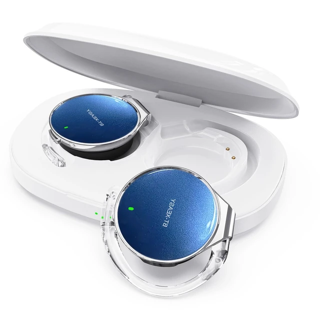 Main image of Open Ear Earbuds with 52Hrs Playtime, Ergonomic Ear Hook Design, Clip on Earphones Dual-Device Bluetooth 5.4 Headset for Running & Work