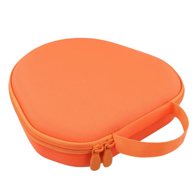 Alt view image 5 of 7 - Case for Apple Airpods Max/Max 2 Wireless Over-Ear Headphones,Orange EVA Hard Shell, Mesh Pocket Accessory Storage, Travel-Ready Portable Storage for Apple Airpods Max 2 Headphones