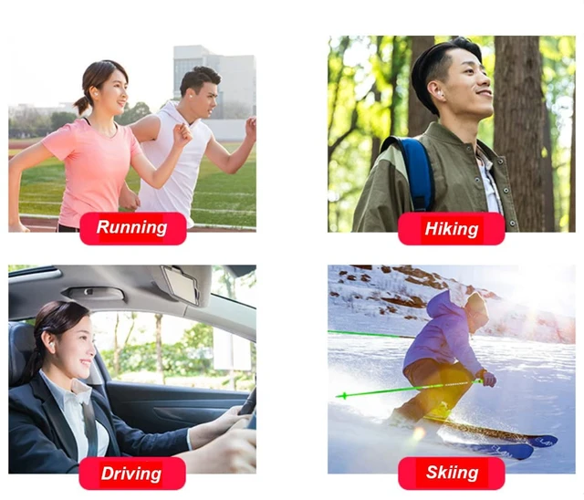 Alt view image 7 of 7 - Invisible Mini Wireless Bluetooth Earbuds, Small Semi in-Ear Earbuds for Work & Daily Use, Touch Control, Lightweight for Music & Audiobooks