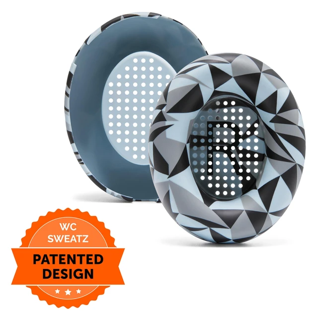 Alt view image 7 of 7 - SweatZ QC Ultra - Patented Covers for Bose QuietComfort Ultra Gen 1 & 2 Made by Wicked Cushions Made with Premium Silicone, Sweatproof & Washable Geo Grey