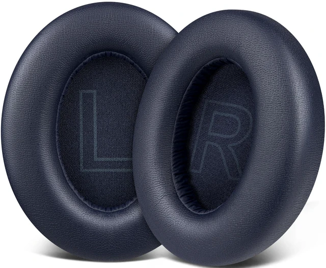 Main image of Ear Pads Cushions Replacement for Anker Soundcore Life 2 (Not fit Life 2 Neo)/Q20/Q20+/Q20I/Q20BT Headphones, Ear Pads with Softer Protein Leather, Noise Isolation Foam - Navy Blue