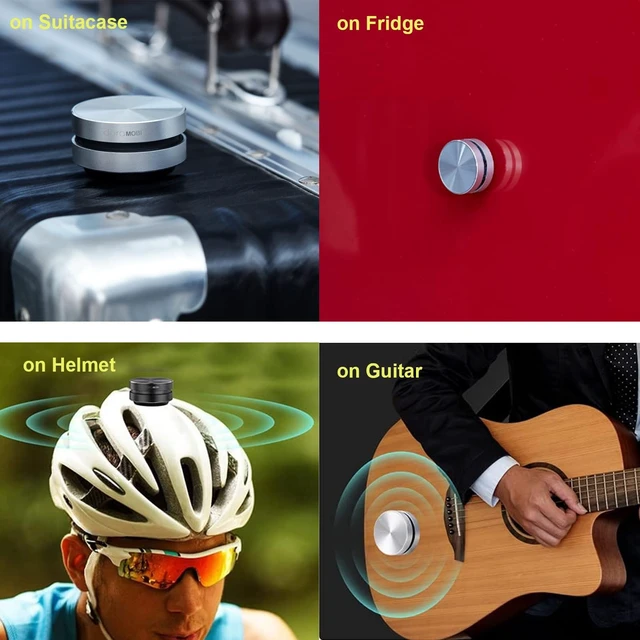 Alt view image 6 of 6 - 2pcs Bone Conduction Speakers Bluetooth Portable Mini Wireless Speaker Stereo Bass Sound Creative Portable Speakers Music Player for Home,Outdoor,Travel