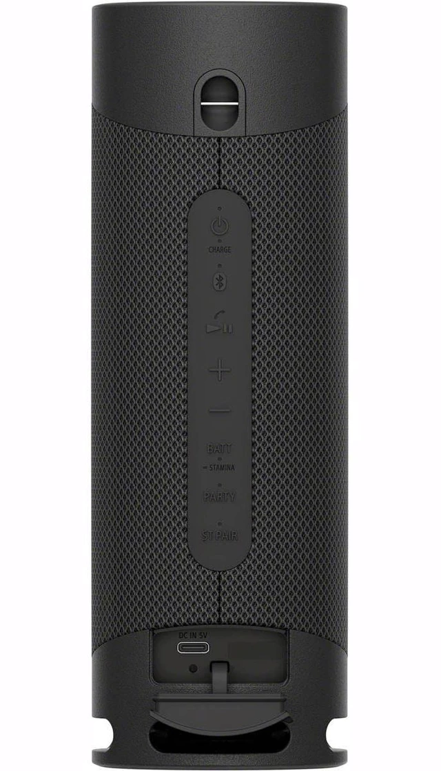 Alt view image 6 of 7 - SRS-XB23 EXTRA BASS Wireless Bluetooth Portable Lightweight Travel Speaker, IP67 Waterproof & Durable for Outdoor, 12 Hour Battery, USB Type-C, Removable Strap and Speakerphone, Black