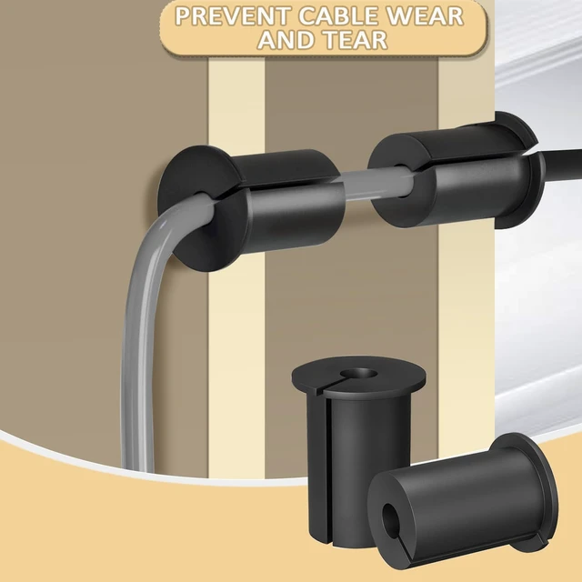 Alt view image 3 of 7 - Starlink Cable Routing Kit, 3/4 Inch Wall Grommets and Drill Bits Wall Pass-through Kit, Spade and Extra-Long Drill Bits, Cable Clips, Protected Routing for Starlink Installation