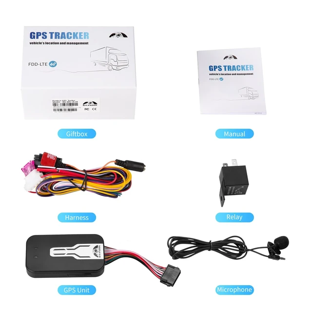 Alt view image 6 of 6 - BN-405A Car GPS Tracker No Monthly Fee Smart GPS Tracker for Vehicles No Subscription Cut Off The Engine Remotely Smart Truck Motorcycle Locator (BN-405A 2G/3G/4G)