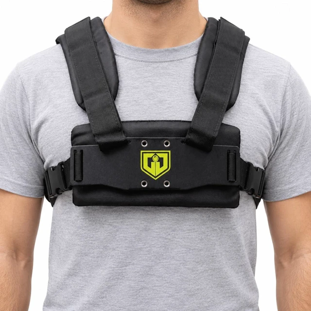 Alt view image 2 of 7 - MED 100 Medusa Action Camera Body Mount Vest for GoPro, 360 and Compact Cameras Front and Rear 1/4"-20 Mounting Plates with 11" Friction Arm