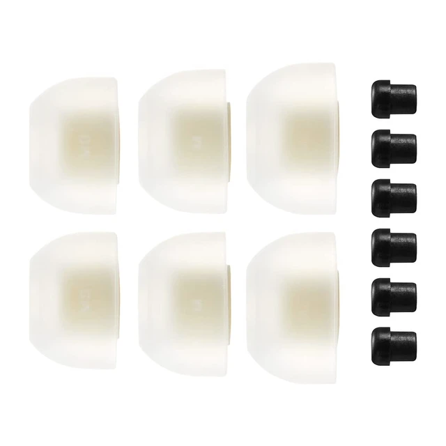 Alt view image 4 of 7 - MAX Standard Earbud Tips, Medical Silicone Replacement (MS-M-ML (3-Pair Set))