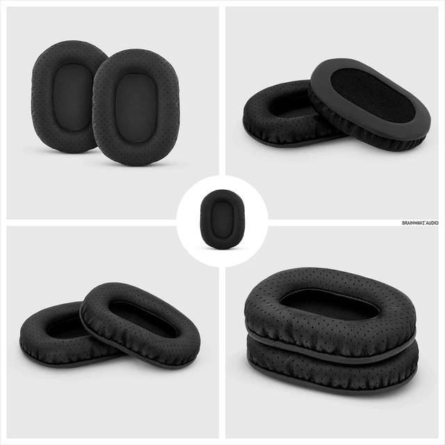 Alt view image 7 of 7 - Perforated Replacement Earpads for Sony MDR 7506, V6 & CD900ST with Memory Foam Ear Pad & Suitable for Other On Ear Headphones (Black)