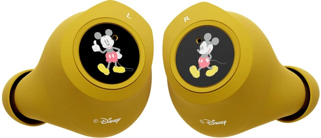 Alt view image 2 of 7 - Disney Mickey Mouse Bluetooth Earbuds with Charging Case- Bluetooth Wireless Headset with Built-in Mic and 30 Hours of Playtime- Disneyland Essentials and Disney Gifts for Women and Men of All Ages