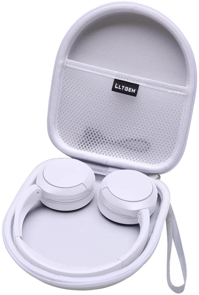 Main image of Case for Sony WH-CH520 Wireless Headphones White Hard Carrying Travel Case for Sony WH-CH520 Wireless Headphones