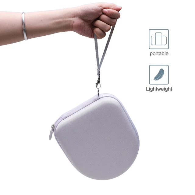 Alt view image 5 of 7 - Case for Sony WH-CH520 Wireless Headphones White Hard Carrying Travel Case for Sony WH-CH520 Wireless Headphones