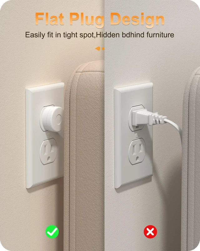 Alt view image 5 of 7 - Travel Power Strip with PD65W Fasting Charging 7-in-1 USB C Charging Station, 5FT Extension Cord with Multiple Outlets with USB C/A 2500W AC Outlet for Home/Office/College/Travel