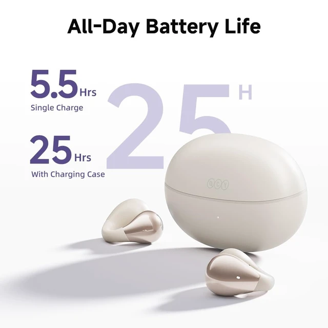 Alt view image 6 of 7 - Crossky C30 Open Ear Earbuds Clip On Wireless Bluetooth Headphones Stable Fit, Running Comfortable, Dual Connection, EQ Customized, Touch Control