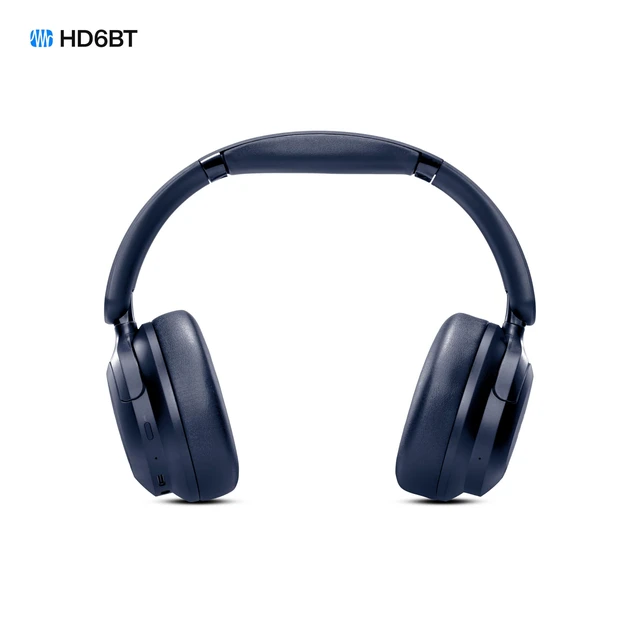 Alt view image 7 of 7 - Eris HD6BT Over-Ear Closed-Back Wireless Headphones, Bluetooth, ANC Noise Cancelling, Up to 60 Hours Battery Life, Studio Headphones for Mixing, Monitoring, Recording, Midnight Blue
