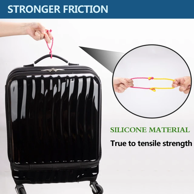Alt view image 3 of 7 - 20Pcs 4-24inch Silicone Cable Ties Reusable Steel-Core Silicone Twist Ties Colorful Cable Tie Straps for Bundling and Organizing Bendable Holder Strap for Indoor and Out All Purpose, 4 Colors