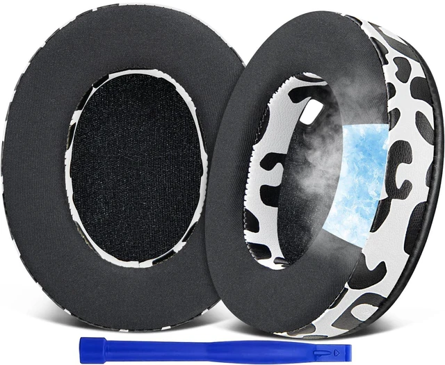 Main image of Cooling-Gel Earpads Replacement for Sony WH-1000XM4 (WH1000XM4) Headphones, Ear Pads Cushions with High-Density Noise Isolation Foam, Added Thickness, Without Affecting Sensor - Snow Leopard