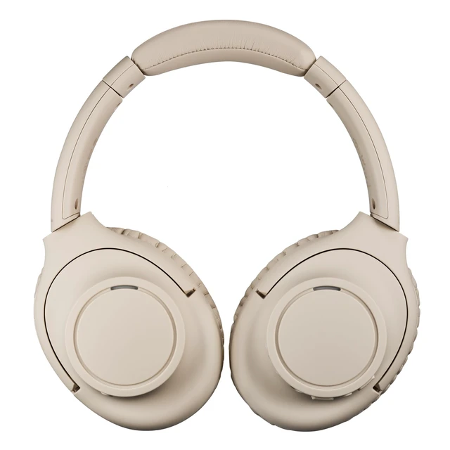 Alt view image 4 of 6 - ATH-S300BTBG Wireless Headphones, Beige 90-hour battery with digital hybrid noise cancellation for travel, commuting and multitasking