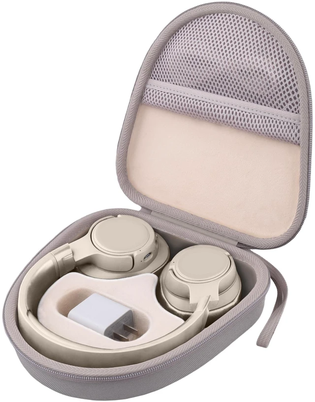 Main image of Hard Case for JBL Tune 720BT 520BT 770NC 670NC 510BT, Sand Travel Case Compatible with JBL Live 770NC 780NC 680NC 670NC Headphones. Hard EVA Shell with Soft Velvet Lining. Case Only
