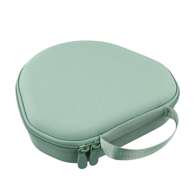 Alt view image 2 of 7 - Case for Apple Airpods Max/Max 2 Wireless Over-Ear Headphones,Green EVA Hard Shell, Mesh Pocket Accessory Storage, Travel-Ready Portable Storage for Apple Airpods Max 2 Headphones
