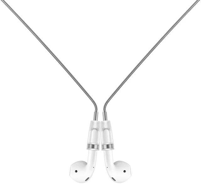 Main image of Anti-Lost Neck Strap for Airpods, Strong Magnetic Necklace Holder String, Sports Lanyard for Headphone Compatible with AirPods 1&2 /3rd /Pro/Pro 2 S Silver