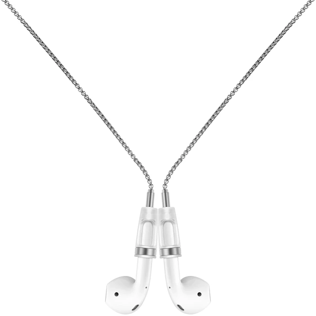 Main image of Anti-Lost Neck Strap for Airpods, Strong Magnetic Necklace Holder String, Sports Lanyard for Headphone Compatible with AirPods 1&2 /3rd /Pro/Pro 2 o Silver