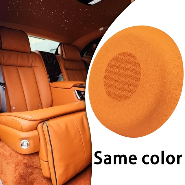 Alt view image 4 of 4 - Earpads Replacement for Jabra Evolve 75(75UC 75MS 75SE) Stereo Wireless Bluetooth Headset, Ear Pads Cushions with Soft Protein Leather, High-Density Noise Isolation Foam - Orange