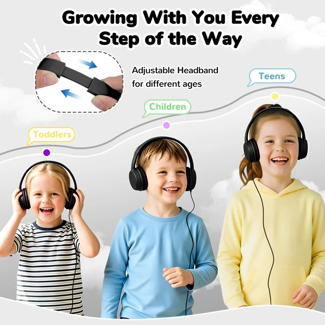 Alt view image 6 of 7 - Classroom Headphones Bulk 20 Pack for for Kids Students K-12, Wholesale School Durable Wired Earphones for Teachers Teens Chromebook Computer Laptop(LS30,20 Black)