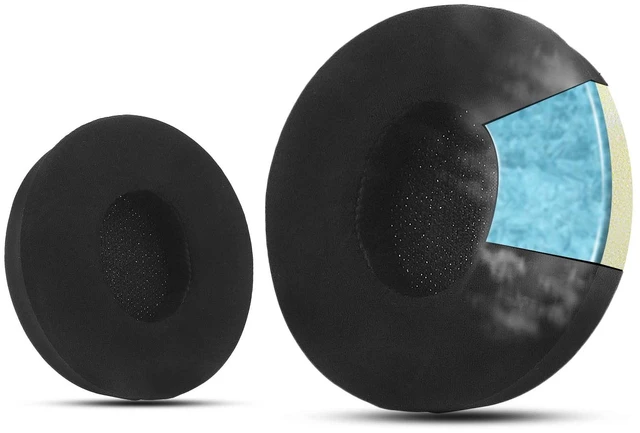 Main image of Cooling-Gel Earpad Replacement for Beats Solo 2 & 3 Wireless/Wired Headphone, Instant-Chill Ear Cushion Premium Memory Foam with Kits, Superb Comfortable Easy to Install