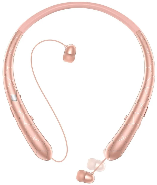 Main image of Neckband Bluetooth Headphones, V5.3 Retractable Headphones with IPX5 Sweatproof, 18H Playtime Sport Headset with Noise Cancelling Mic for Gym, Running, Workout, Outdoor Sports