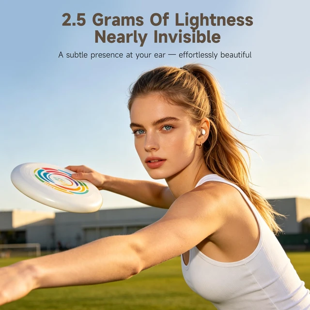 Alt view image 4 of 7 - Enhanced Wireless Bluetooth Earbuds, Day & Night Dual Modes, High-End Mini Design with Deep Bass, Noise Cancellation, 36H Battery Life & LED Digital Display, for Working, Running, Sleeping