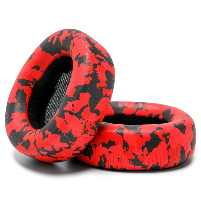Alt view image 6 of 7 - PadZ Nova Pro Wireless - Earpads for Arctis Nova Pro Wireless Made by Wicked Cushions Also fits SteelSeries Nova Elite and Nova Pro Omni, Extra Thick and Comfortable Red Camo