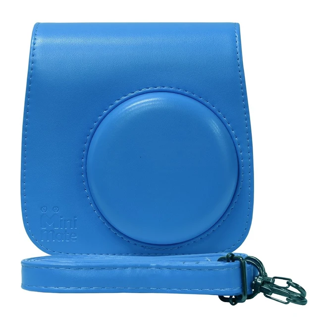 Alt view image 2 of 5 - Instax Mini 9 Instant Camera Cobalt Blue with Custom Case + Fuji Instax Film Value Pack (50 Sheets) Flamingo Designer Photo Album