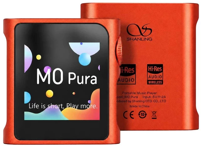 Main image of M0 Pura HiFi Music Player Portable Hi-Res Lossless MP3 Music Player, Dual CS43131 DAC,Bluetooth 5.0,APP Control,LDAC/SBC/AAC,3.5mm/Type-C Jack, 250mW@32,Support 2TB SD Card, (M0 Pura Orange)