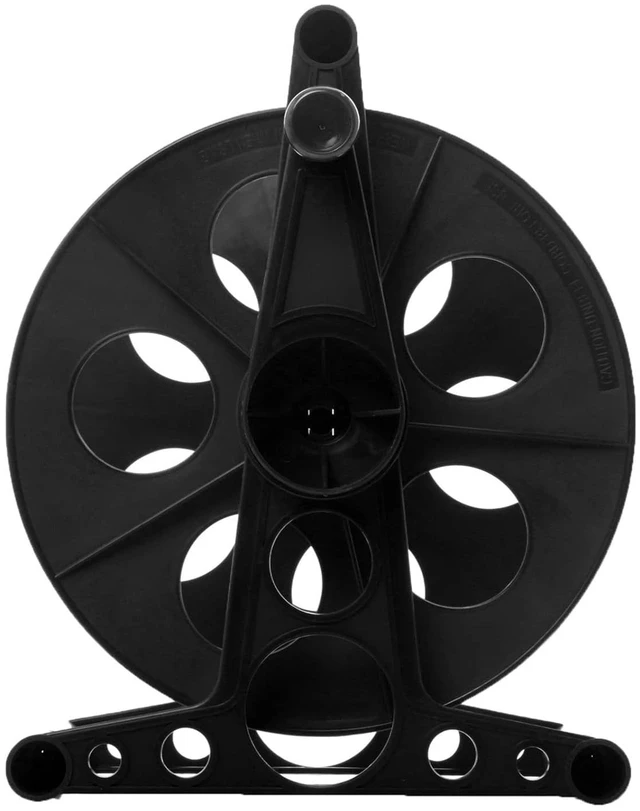 Main image of Cord Storage Reel with Handle Driven Easy to Use Holds up to 135 feetBlack