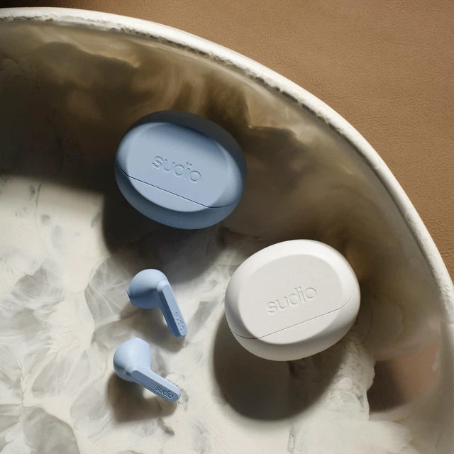 Alt view image 3 of 7 - A3 All-Day Wireless Earbuds 25H Playtime, Bluetooth 5.4, Sweat & Splashproof, Balanced Sound, Clear Calls with Enhanced Mics, USB-C Charging, Made from Recycled Plastics (Blue)
