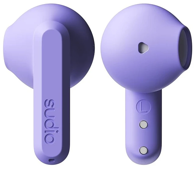 Alt view image 2 of 7 - A3 All-Day Wireless Earbuds 25H Playtime, Bluetooth 5.4, Sweat & Splashproof, Balanced Sound, Clear Calls with Enhanced Mics, USB-C Charging, Made from Recycled Plastics (Purple)