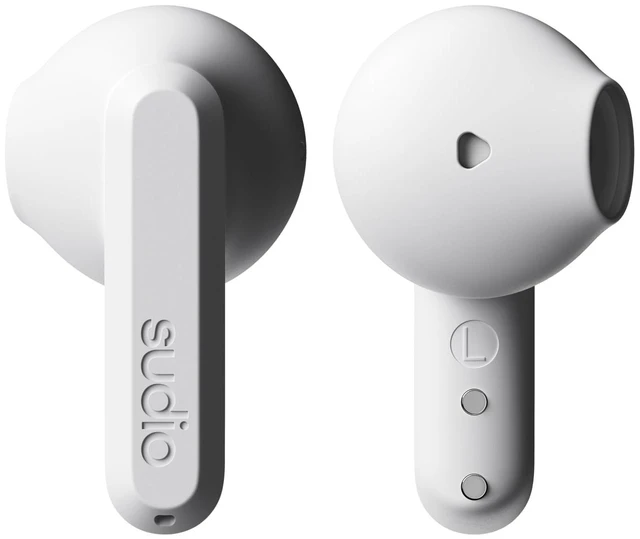 Main image of A3 All-Day Wireless Earbuds 25H Playtime, Bluetooth Earphones 5.4, Sweat & Splashproof, Balanced Sound, Clear Calls with Enhanced Mics, USB-C Charging, Made from Recycled Plastics (White)