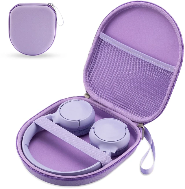 Main image of Case Compatible with Tune 520BT 510BT 720BT 770NC 670NC, Sony WH-CH720N WH-CH520 Noise Canceling Wireless Headphones, Portable Travel Headphone Case (Purple)
