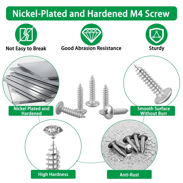 Alt view image 4 of 7 - 300 Pcs White R-Type Cable Clips, with M4 Screws Cord Organizer Good Ductility, Fireproof, 6 Sizes (3/16'' 1/4'' 3/8'' 1/2'' 3/4'' 1''), 150pcs M4 Screws, for TV/PC/AC Cables & Wires