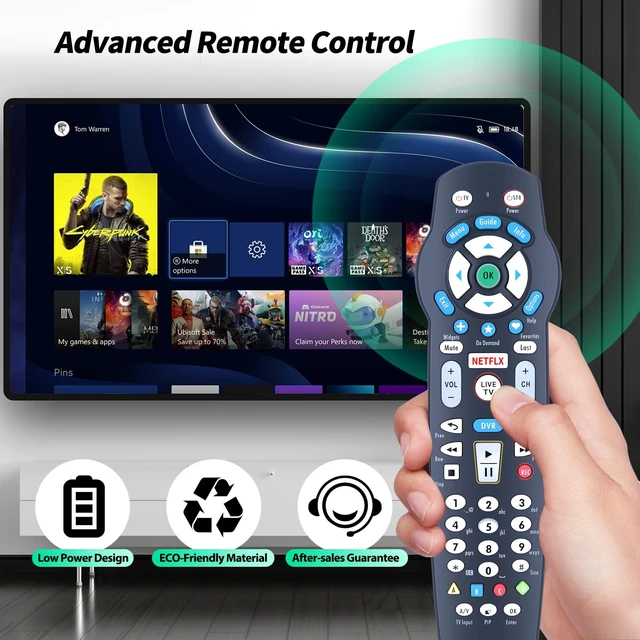 Alt view image 5 of 7 - New Remote Control Replacement fit for Verizon Fios P265v 3.1 RC2655101/02B Frontier Cable Box TV