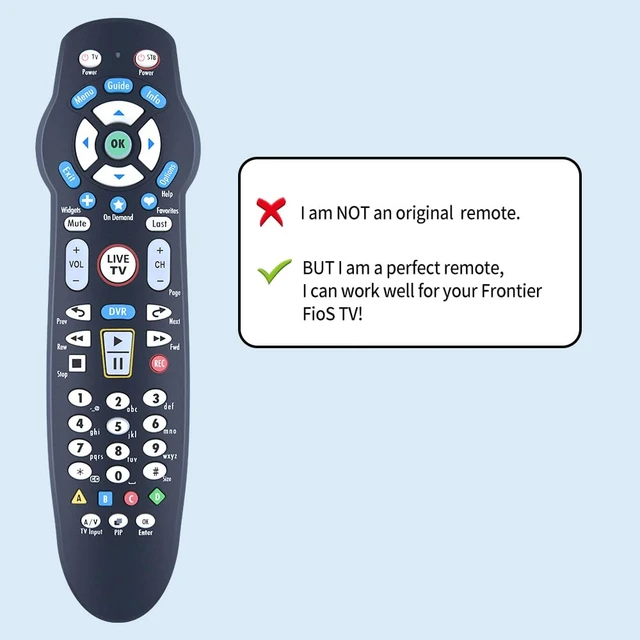 Alt view image 5 of 7 - New Remote Control Replacement fit for RC26655006/03B P265V3.1 Frontier FiOS TV Verizon FiOS Systems