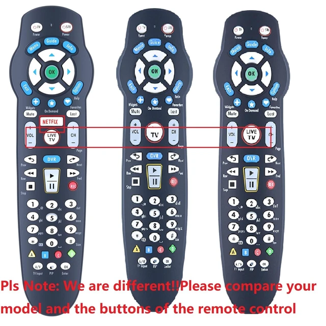 Alt view image 2 of 7 - Replacement Remote Control for Verision Fios VZ P265v4 P265v5 RC TV STB for Verizon FiOS systems RC1445302/00B Remote