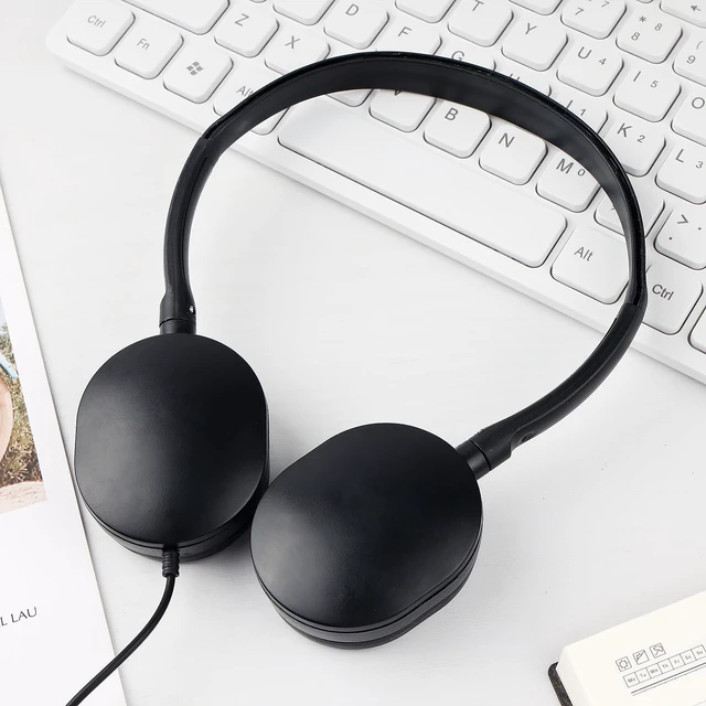 Alt view image 2 of 7 - Kids Headphone Bulk 24 Pack for Classroom School,Wholesale Earphones Class Set for Students Teens Children and Adult 3.5mm Jack (Black)