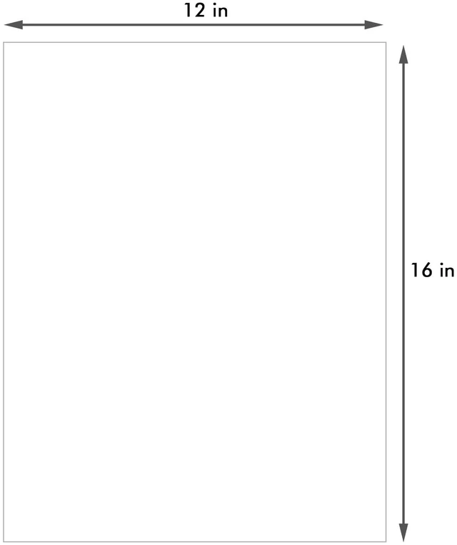Alt view image 2 of 7 - 10 Pack White Backing Board, 12x16 Uncut Picture Frame Mat Boards Acid Free Matte Backerboards for Pictures, Photos, and Prints