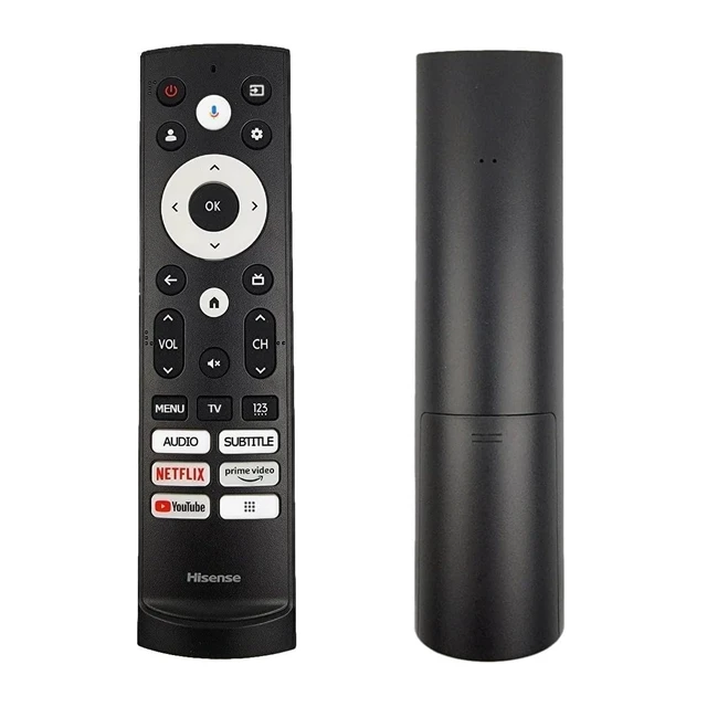 Alt view image 2 of 7 - OEM Replacement Remote Control for All Hisense UHD 4K ULED Smart Google TVs with Voice Control (Audio/Subtitle/Netflix/Prime Video/YouTube/Menu)