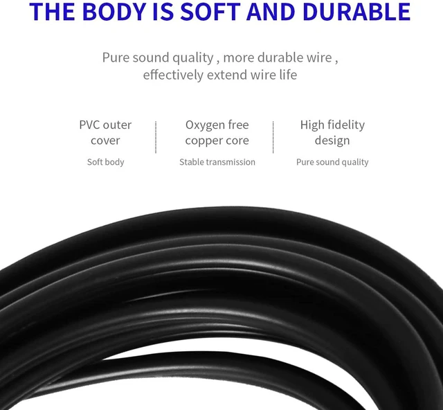 Alt view image 5 of 7 - Dual XLR Male to RCA Cable 20Ft, Heavy Duty 2 XLR to 2 RCA HiFi Stereo Audio Connection Microphone Cable.