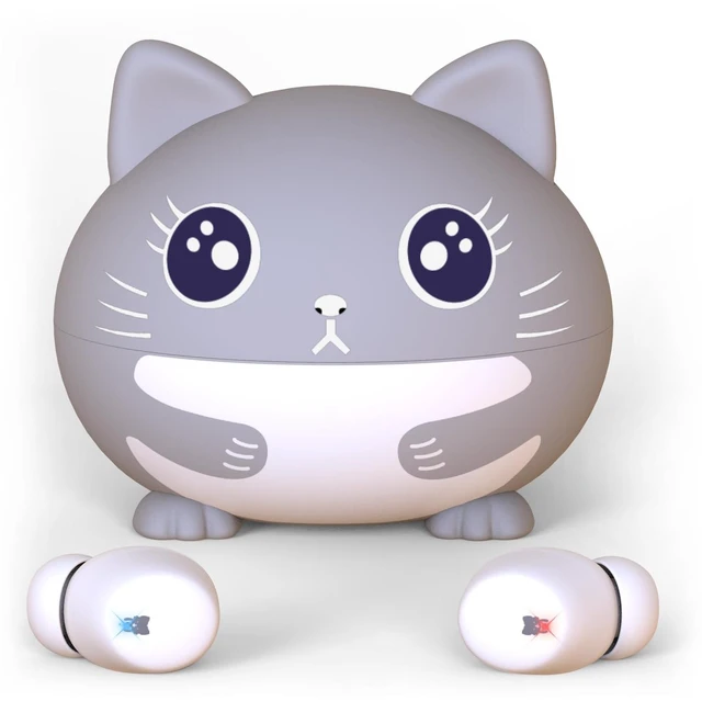 Main image of Kids Earbuds, 85dB Safe Volume, 30H Playtime, Kids Bluetooth Earbuds, Cat Wireless Earbuds for Girls Boys Teen ages 7+, Waterproof, Touch Controls, School Travel, Christmas Birthday Gifts for Kids