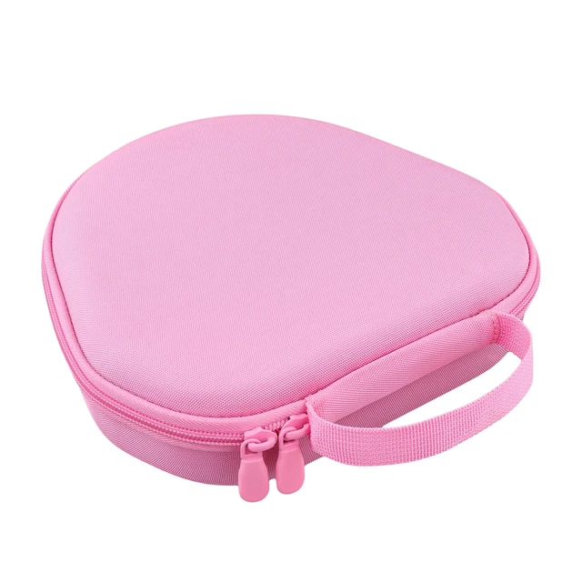 Alt view image 3 of 7 - Case for Apple Airpods Max/Max 2 Wireless Over-Ear Headphones,Pink EVA Hard Shell, Mesh Pocket Accessory Storage, Travel-Ready Portable Storage for Apple Airpods Max 2 Headphones